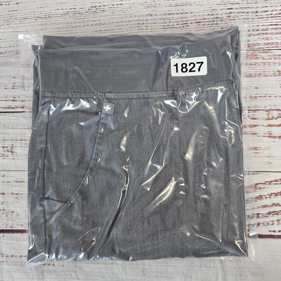 Figs Women's Scrub Pants L Tall Gray Zamora Joggers Medical Dental Vet Workwear - Picture 10 of 10